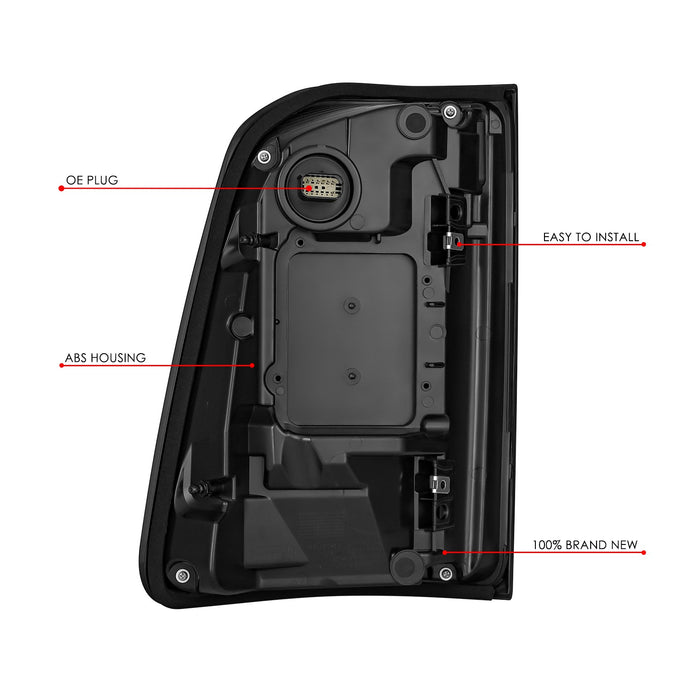 Factory Style Right Side Taillight Assembly<br>19-24 Ram 1500