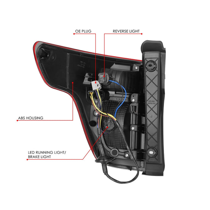 Factory Style Rear Right Taillight <br>11-15 Ford Explorer, 13-15 Police Interceptor Utility