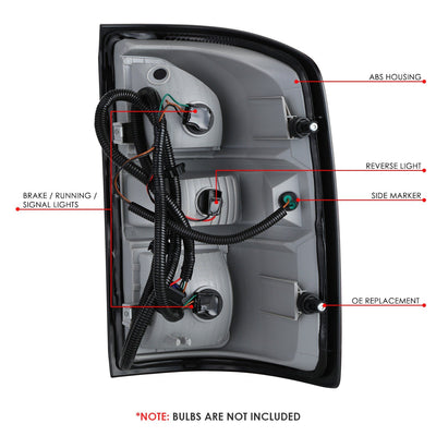 Factory Style Tail Light (left) <br> 14-15 GMC Sierra 1500