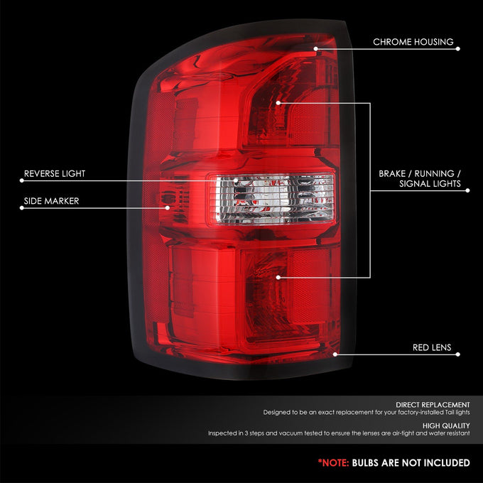 Factory Style Tail Lights <br> 14-15 GMC Sierra 1500