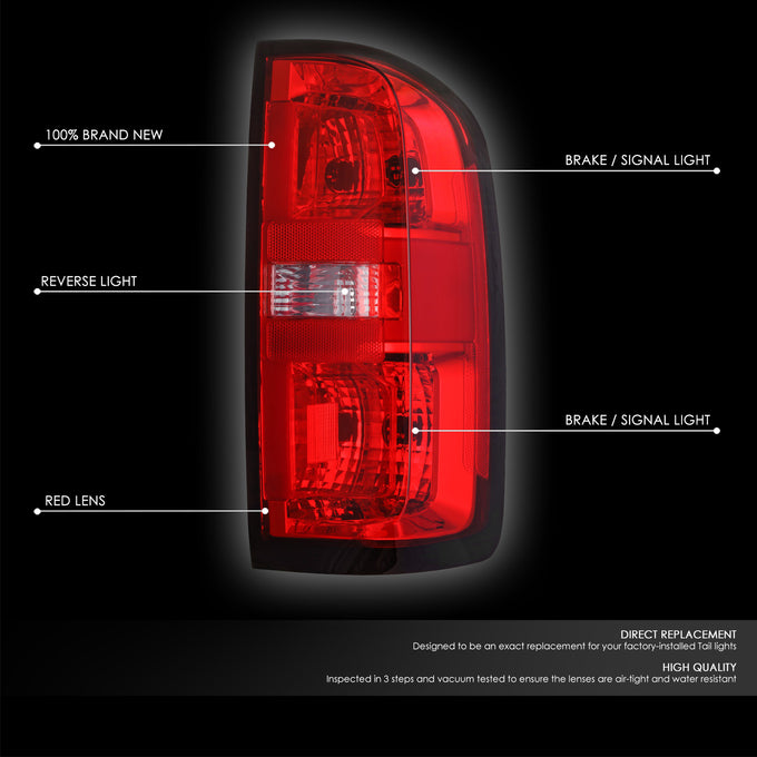 Factory Style Passenger Side (Right) Tail Lights Assembly <BR>15-22 Chevy Colorado