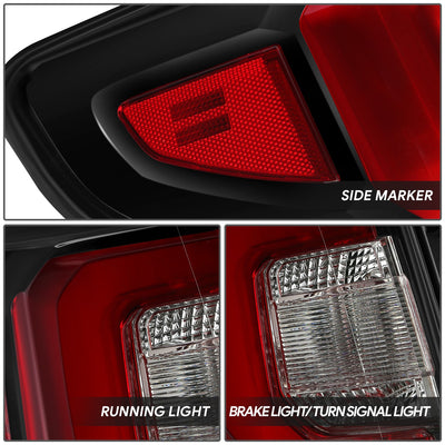 Factory Style Left Side Taillight Assembly<br>13-16 GMC Acadia, 2017 Limited