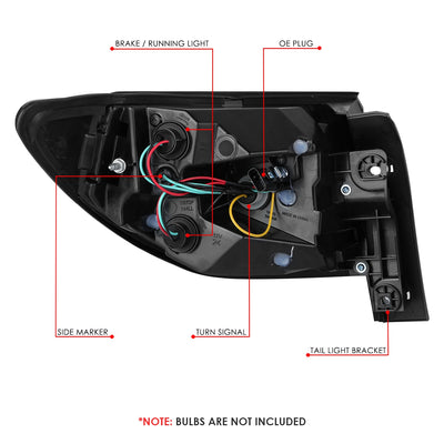 Factory Style Tail Light (Right) <br> 13-17 Chevrolet Traverse