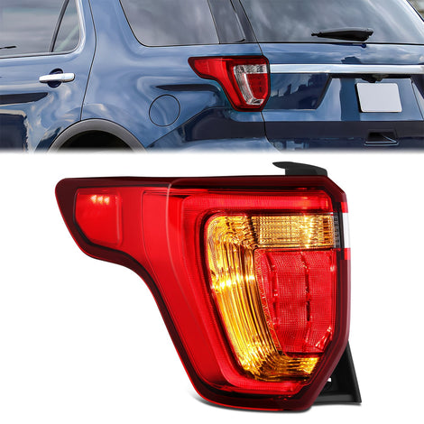 Factory Style Tail Light (Left) <br> 16-08 Honda Pilot