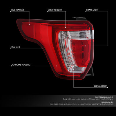 Factory Style Taillight Assembly<br>16-19 Ford Explorer, Police SUV