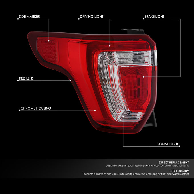 Factory Style Taillight Assembly<br>16-19 Ford Explorer, Police SUV