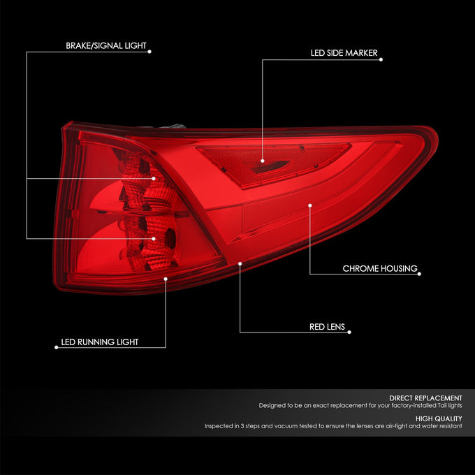 Factory Style Tail Light (Right) <br> 18-03 Honda Odyssey