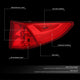 Factory Style Tail Light (Right) <br> 18-03 Honda Odyssey