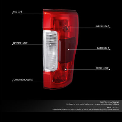 Factory Style Right Side Taillight Assembly<br>17-19 Ford F-250, F-350, F-450 Super Duty