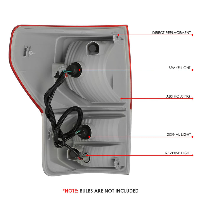 Factory Style Tail Light (Right) <br> 10-13 Toyota Tundra