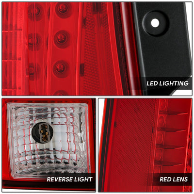 Factory Style LED Tail Light (Left) <br> 07-14 Cadillac Escalade ESV