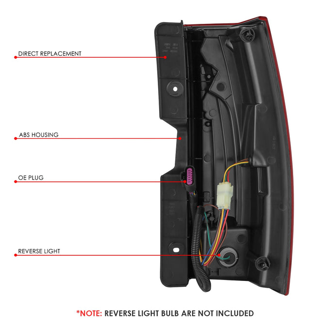 Factory Style LED Tail Light (Left) <br> 07-14 Cadillac Escalade ESV