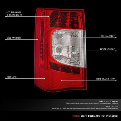 Factory Style LED Tail Light (Left) <br> 11-16 Chrysler Town & Country