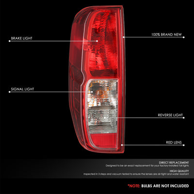 Factory Style Tail Light (Left) <br> 05-21 Nissan Frontier, 09-12 Suzuki Equator