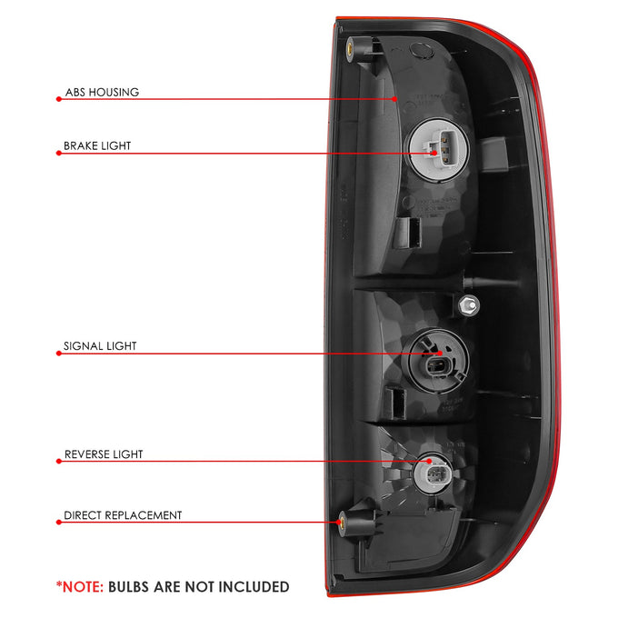 Factory Style Tail Light (Left) <br> 05-21 Nissan Frontier, 09-12 Suzuki Equator