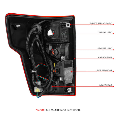 Factory Style Tail Lights Right Side <BR>16-23 Nissan Titan