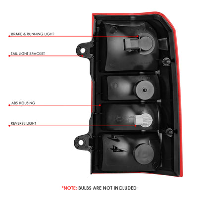 Factory Style Tail Lights Left Side <BR>08-17 Jeep Patriot