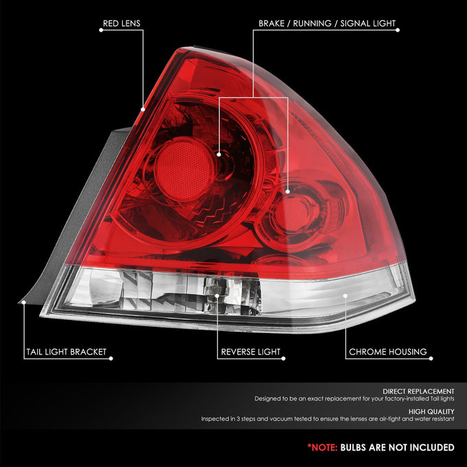 Factory Style Tail Light (Right) <br> 06-13 Chevy Impala, 14-16 Limited
