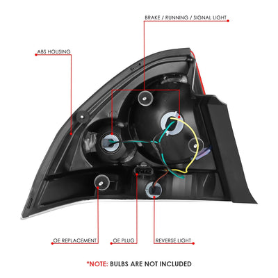 Factory Style Tail Light (Right) <br> 06-13 Chevy Impala, 14-16 Limited