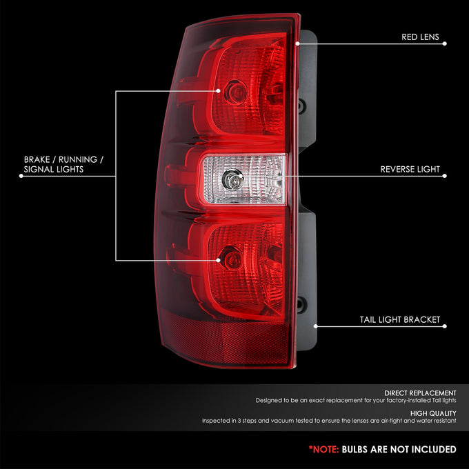 Factory Style Tail Light (Left) <br> 07-14 Chevy Suburban 1500 2500, Tahoe