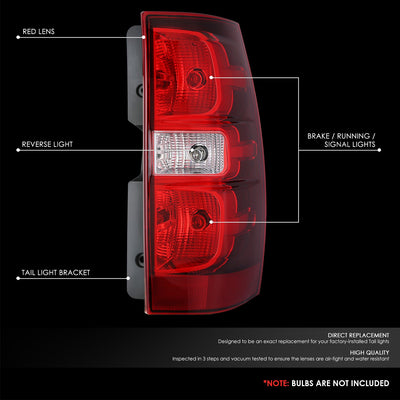 Factory Style Tail Light (Right) <br> 07-14 Chevy Suburban 1500 2500, Tahoe