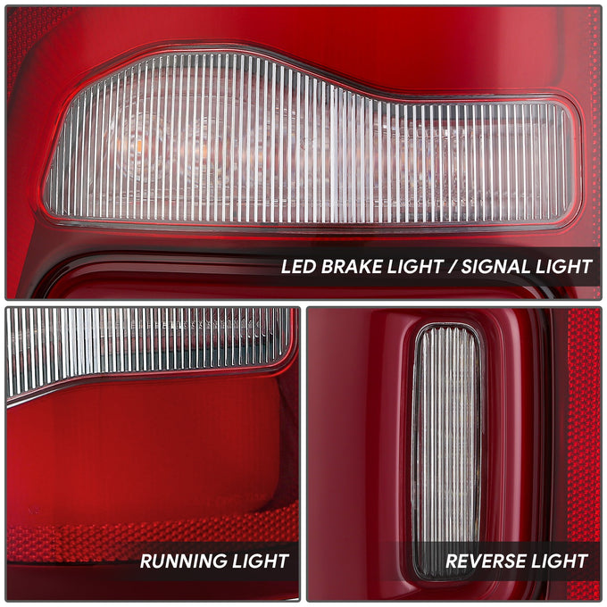 Factory Style Left Side Taillight Assembly<br>19-24 Ram 1500