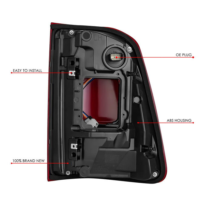 Factory Style Left Side Taillight Assembly<br>19-24 Ram 1500