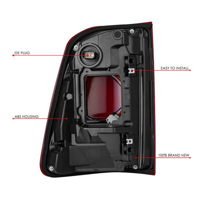 Factory Style Right Side Taillight Assembly<br>19-24 Ram 1500