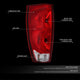 Factory Style Left Side Taillight Assembly<br>02-06 Chevy Avalanche 1500 2500