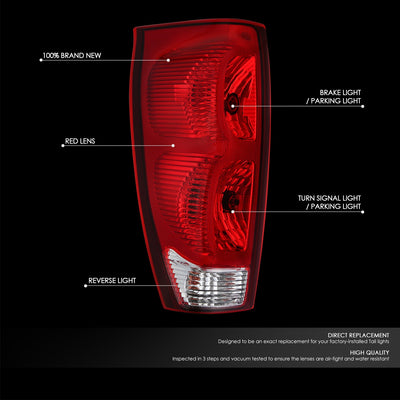 Factory Style Left Side Taillight Assembly<br>02-06 Chevy Avalanche 1500 2500