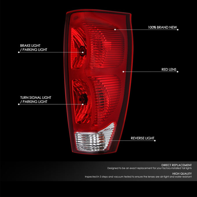 Factory Style Right Side Taillight Assembly<br>02-06 Chevy Avalanche 1500 2500