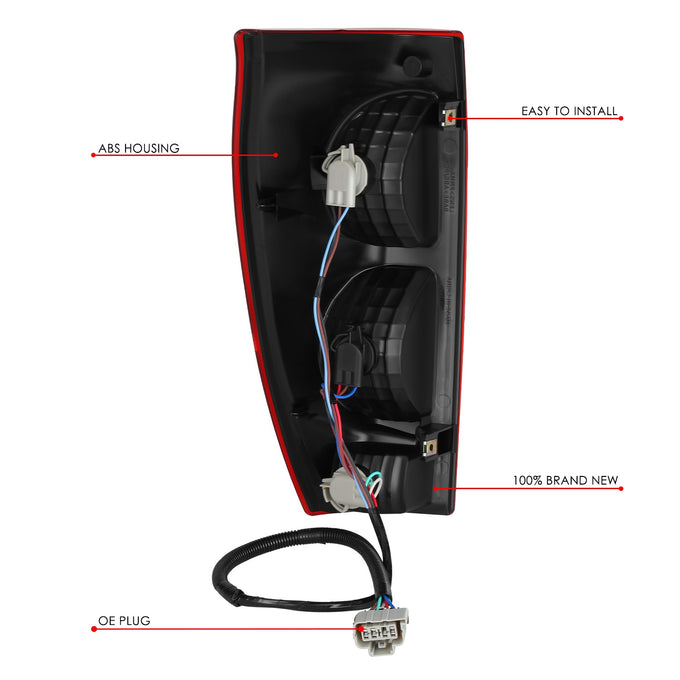 Factory Style Right Side Taillight Assembly<br>02-06 Chevy Avalanche 1500 2500