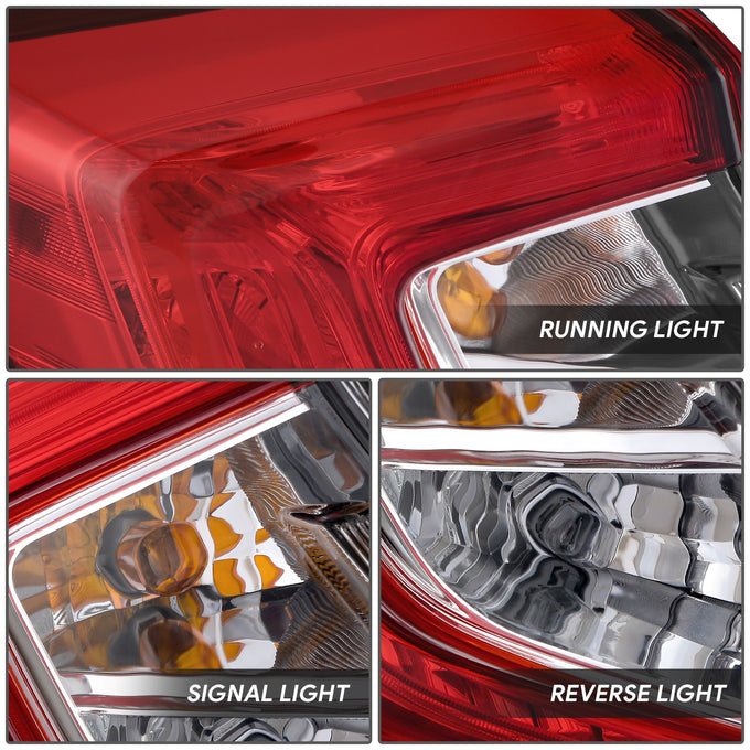 Factory Style Left Side Taillight Assembly<br>16-21 Honda Civic Sedan
