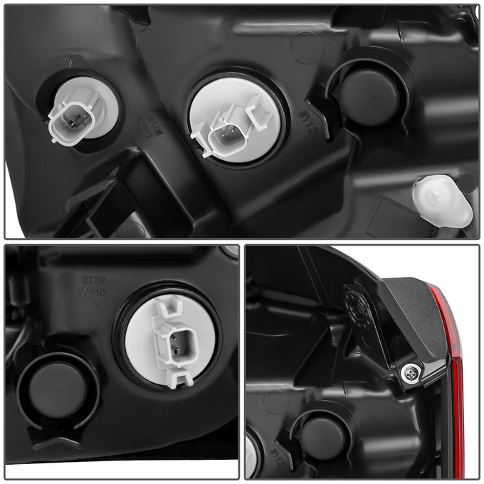 Factory Style Left Side Taillight Assembly<br>16-21 Honda Civic Sedan