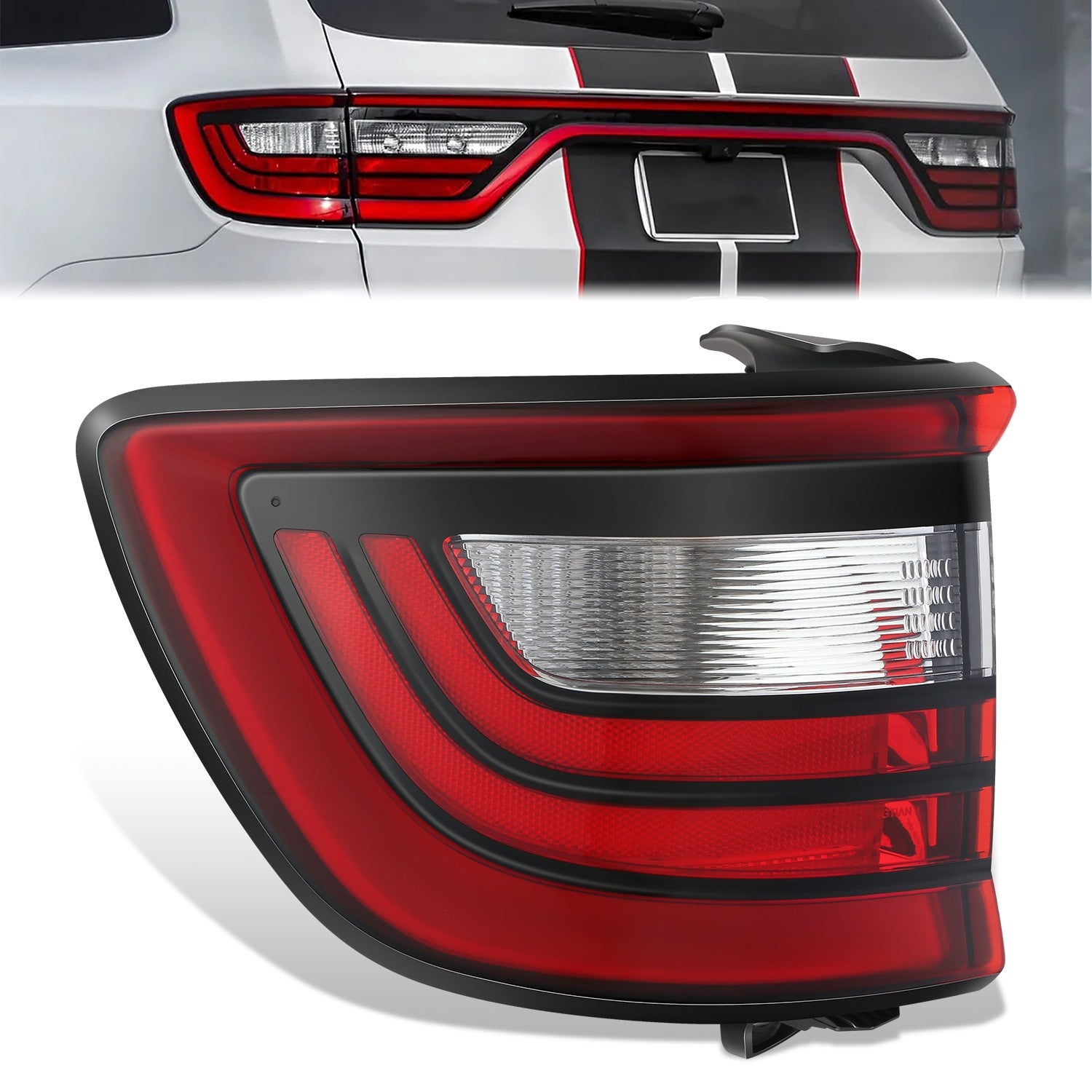 Factory Style Left Side Taillight Assembly<br>14-22 Dodge Durango