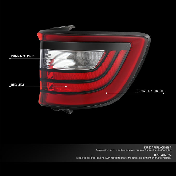 Factory Style Right Side Taillight Assembly<br>14-22 Dodge Durango