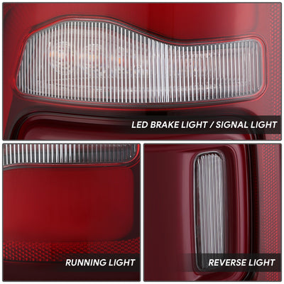 Factory Style Left Side Taillight Assembly<br>19-24 Ram 1500
