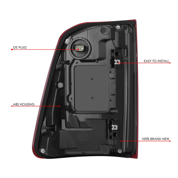 Factory Style Right Side Taillight Assembly<br>19-24 Ram 1500