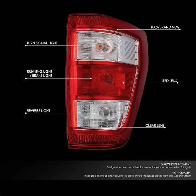 Factory Style Right Side Taillight Assembly<br>21-23 Ford F-150