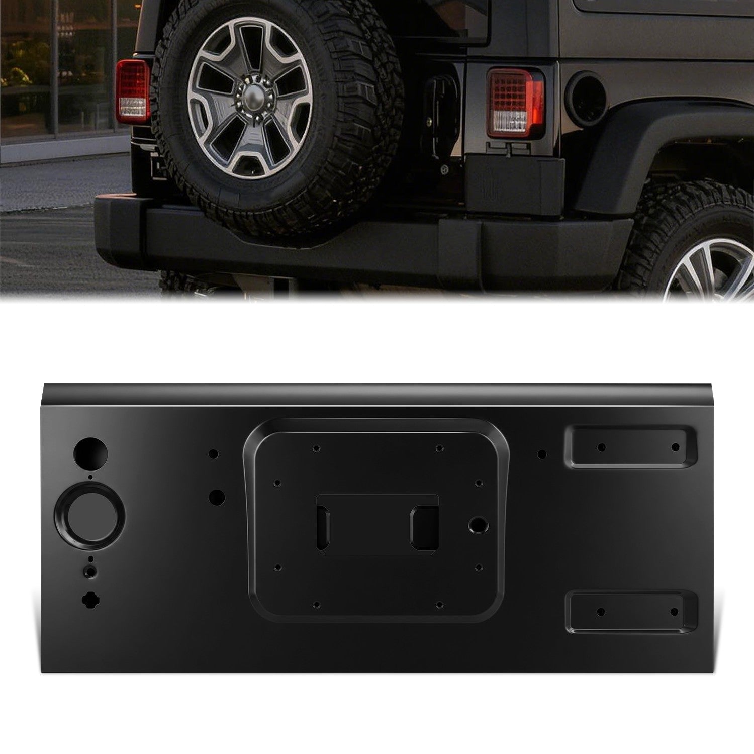 Factory Style Tailgate Shell<br>07-17 Jeep Wrangler, 2018 Wrangler JK