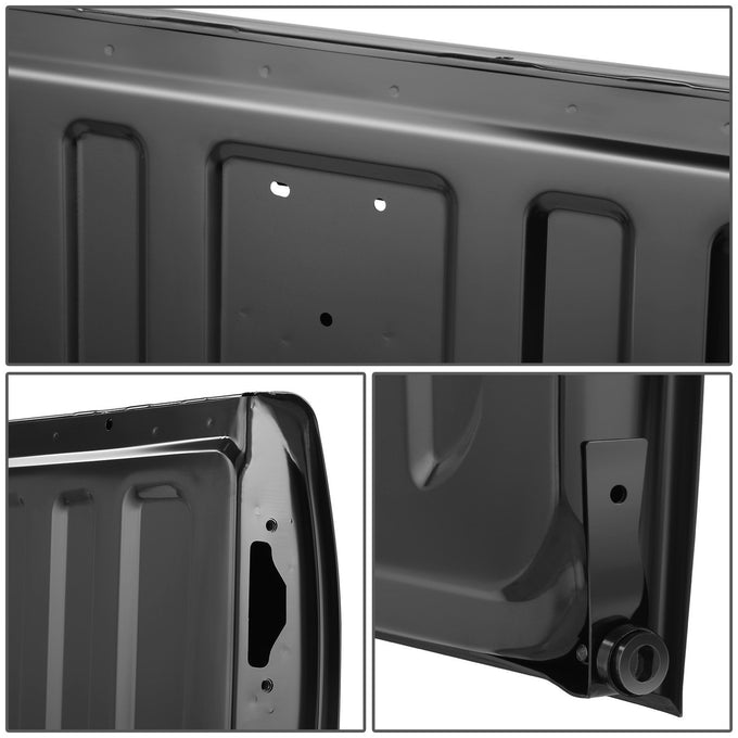 Factory Style Black Rear Tailgate Shell <br>07-14 Silverado Sierra 1500 2500 3500HD
