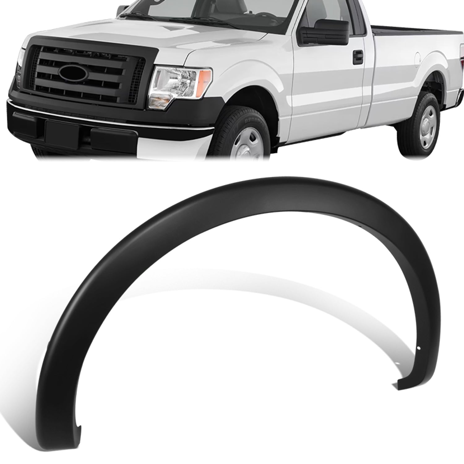 Rear Left Wheel Fender Flare Molding <br> 09-14 Ford F-150