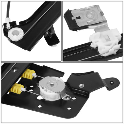 Power Rear Left Window Regulator w/o Motor <BR> 01-07 Chevy/GMC Silverado Sierra 1500 2500 3500