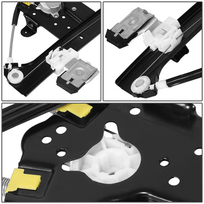 Power Front Left Window Regulator w/o Motor <BR> 02-09 Chevy Trailblazer, GMC Envoy, 05-09 Saab 9-7X