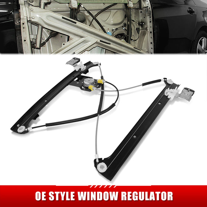 Power Front Left Window Regulator w/o Motor <BR> 02-09 Chevy Trailblazer, GMC Envoy, 05-09 Saab 9-7X