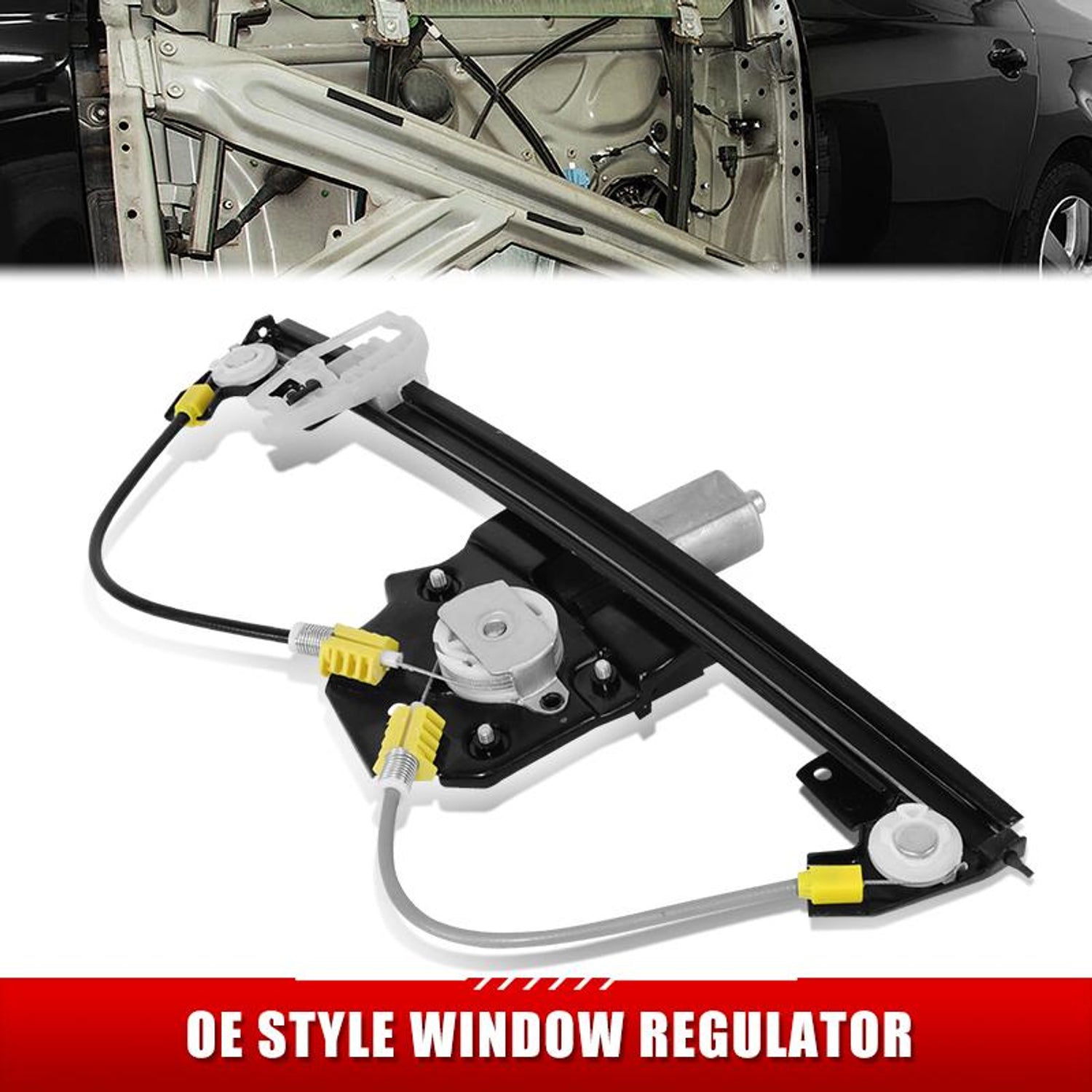 Power Rear Left Window Regulator W/Motor <br> 06-11 BMW 3-Series F30 sedan