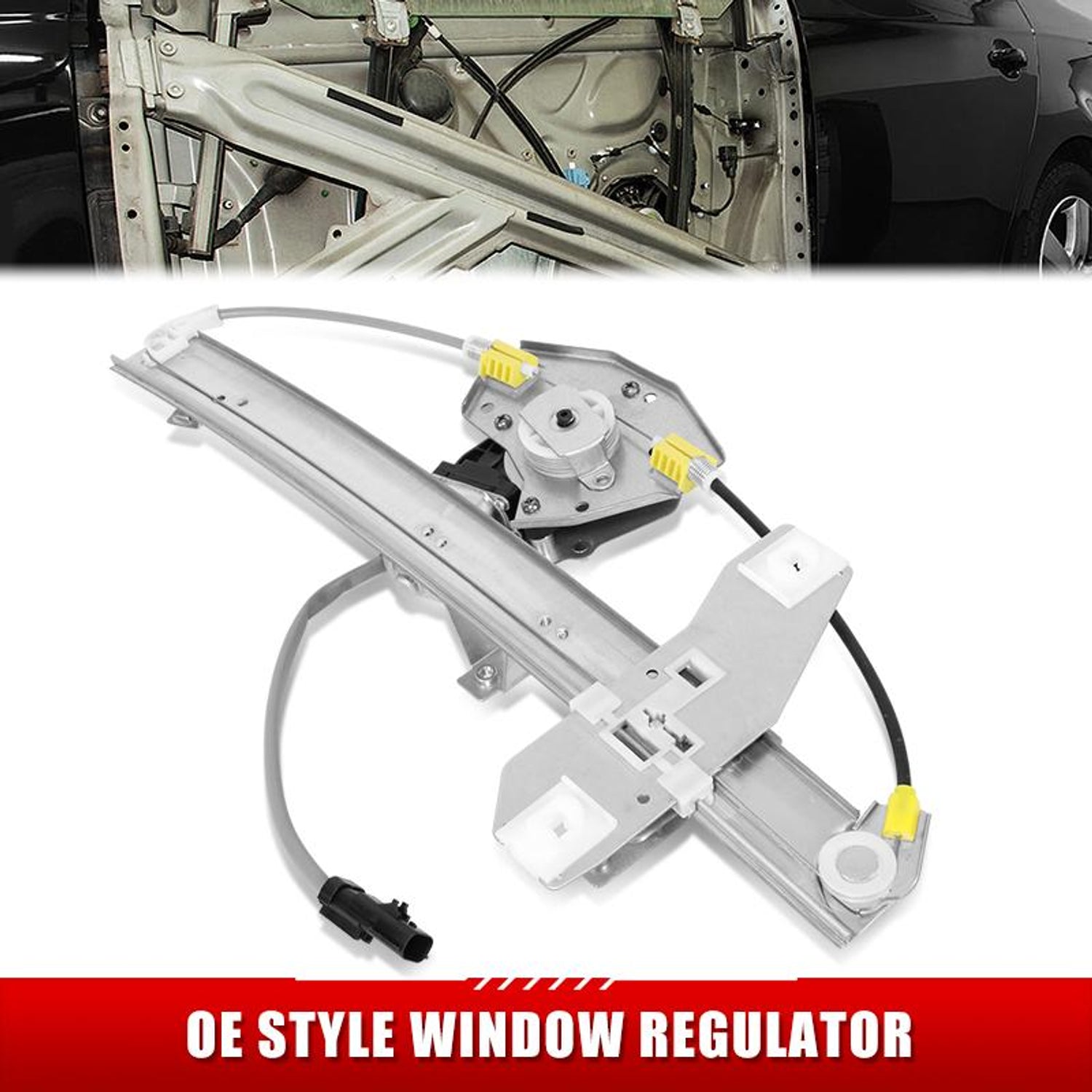 Power Front Left Window Regulator W/Motor <br> 99-00 Jeep Grand Cherokee
