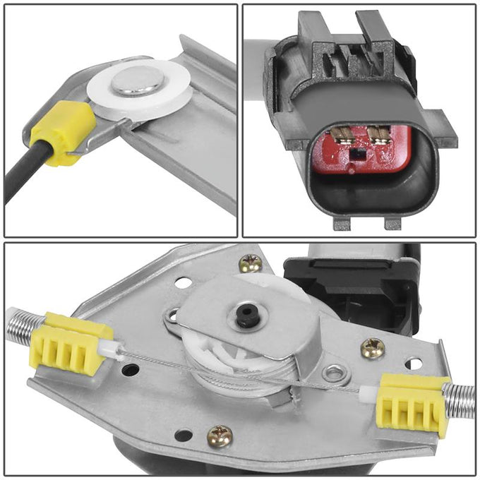 Power Rear Left Window Regulator W/Motor <br> 01-04 Jeep Grand Cherokee