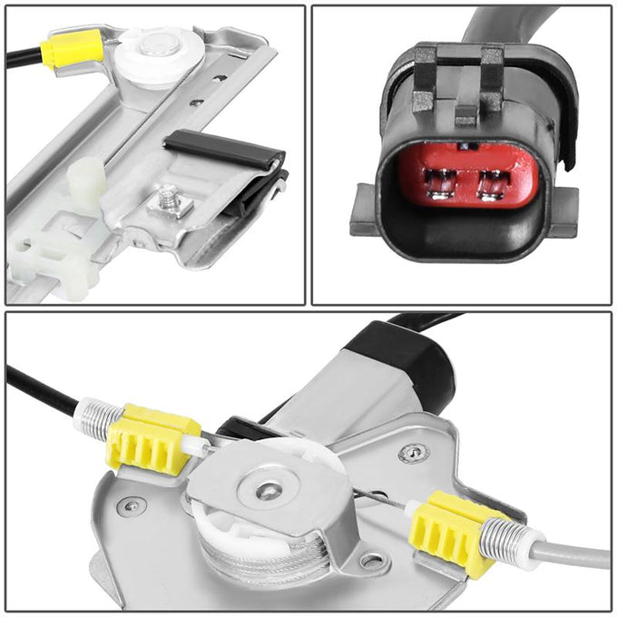 Power Front Left Window Regulator W/Motor <br> 08-20 Dodge Grand Caravan, 12-15 Ram C/V