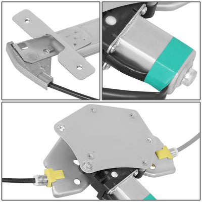 Power Rear Left Window Regulator W/Motor <br> 00-04 Dodge Dakota, 98-03 Durango Crew Cab